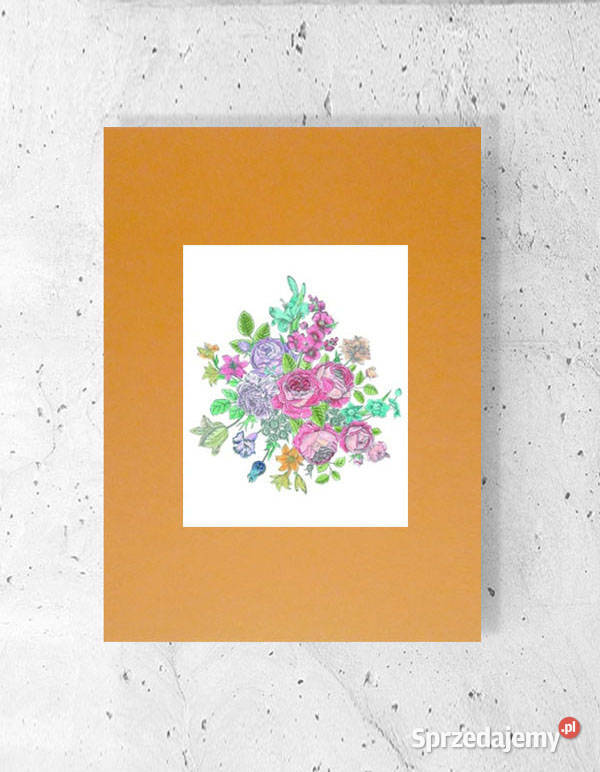 mały plakat kwiaty plakat z kwiatkami plakat do Opole