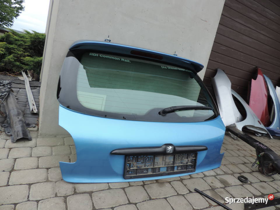 KLAPA TYLNA BAGAŻNIKA PEUGEOT 206 KNYC Nowy Sącz sprzedam