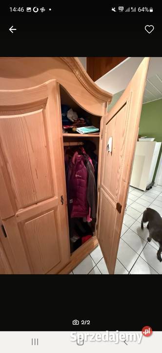 Szafa z drewna w stanie Otmuchów sprzedam