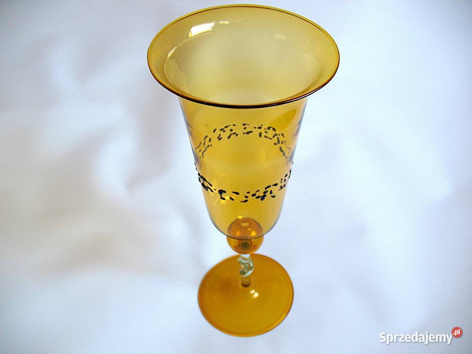 Wazon szkło w kolorze miodowym 255 x 97 Siedlce