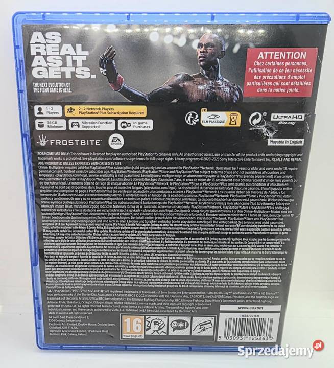 Gra EA SPORTS UFC 5 5 Elbląg sprzedam