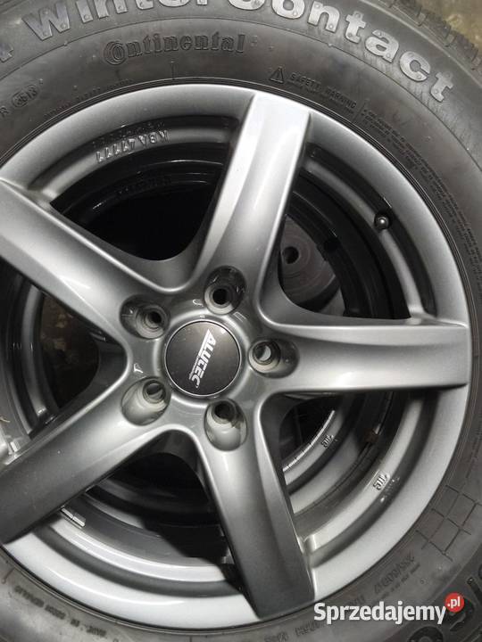 Alufelgi 17 Alutec z oponami Continental Augustów