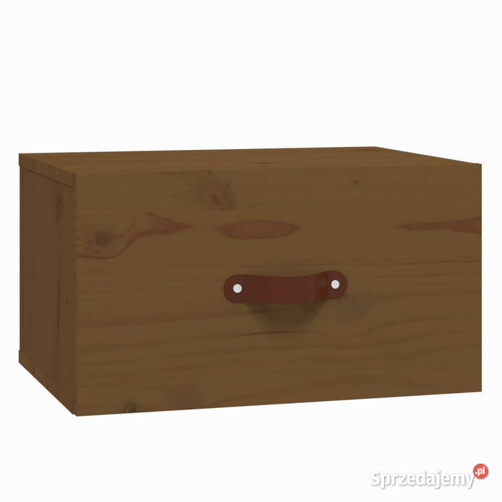 Szafki nocne wiszące 2 40x295x22 miodowy brąz Warszawa