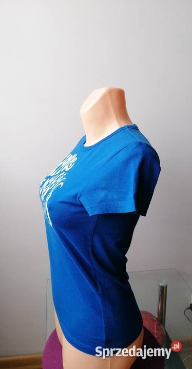 VERO MODA DAMSKI KOBALTOWY TSHIRT RS biały