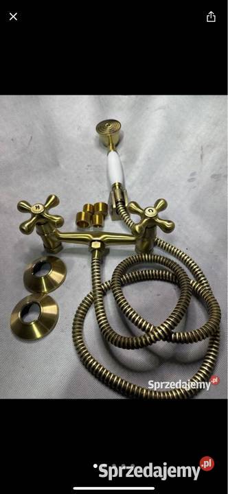 Bateria retro prysznicowa dekoracyjny firmy Gliwice