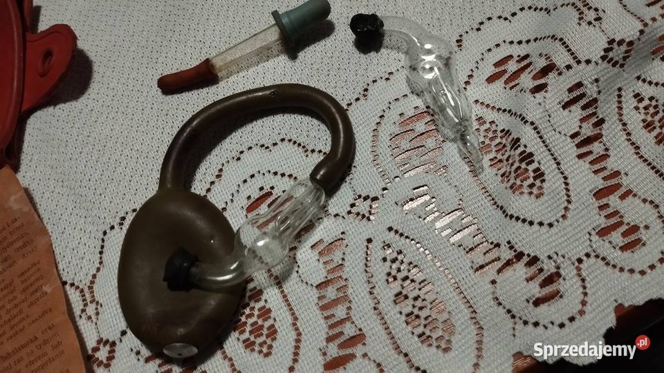 inhalatorek szklany do rozpylania płynów wielkopolskie sprzedam