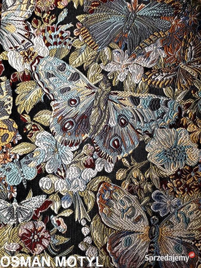 Osman Motyle tkanina obiciowa meblowa żakardowa Kępno