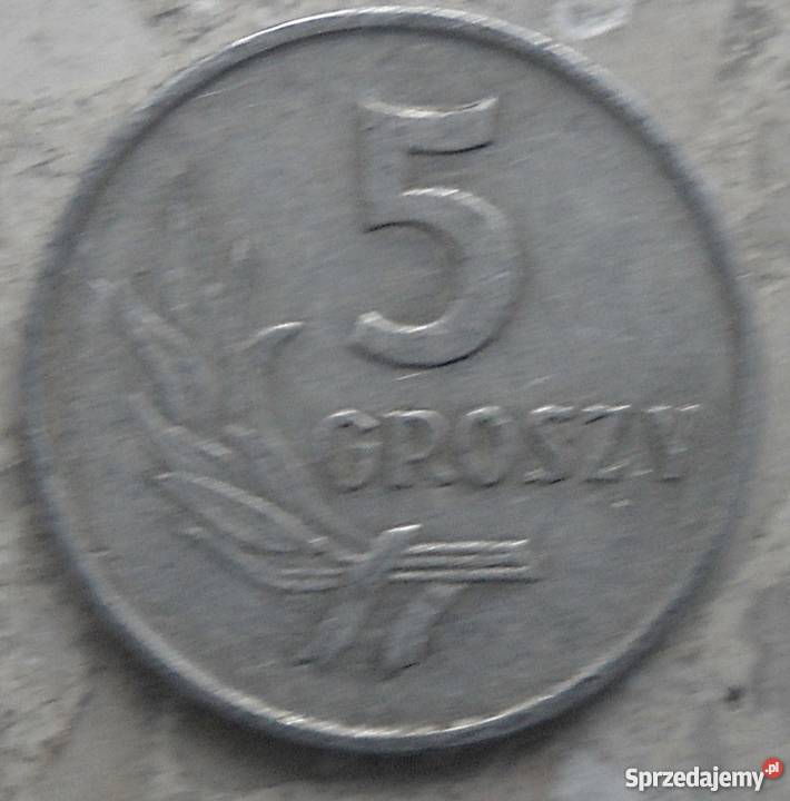 POLSKA5 GROSZY1962 r bzAL Legionowo sprzedam