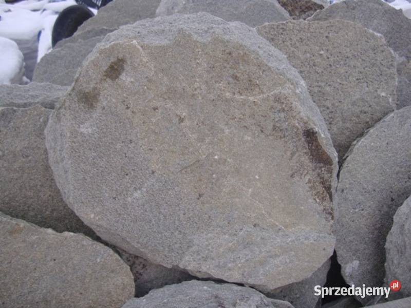 Stopnie ścieżkowe owalne szare kamień naturalny alejki