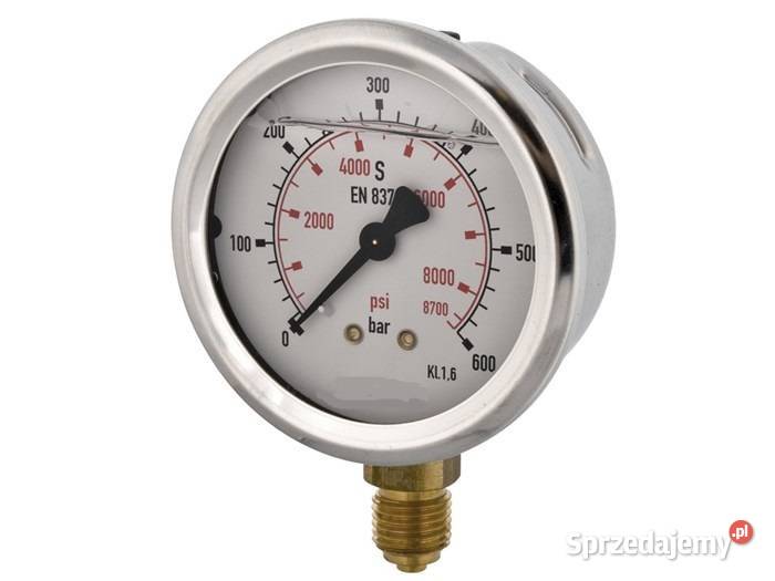 Manometr dolny radialny MG163 600 bar gwint 14 wielkopolskie