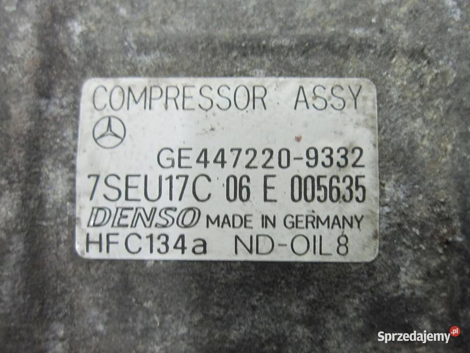 MERCEDES W211 32 CDI 05r sprężarka klimatyzacji świętokrzyskie Kielce