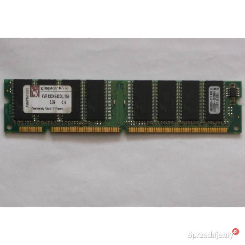 Pamięć PC RAM Kingston KVR 133X64C3Q 256MB SDRAM SDRAM