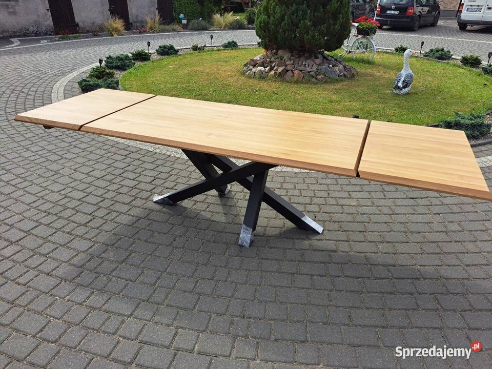 Stół loft industrial z dębu Piece