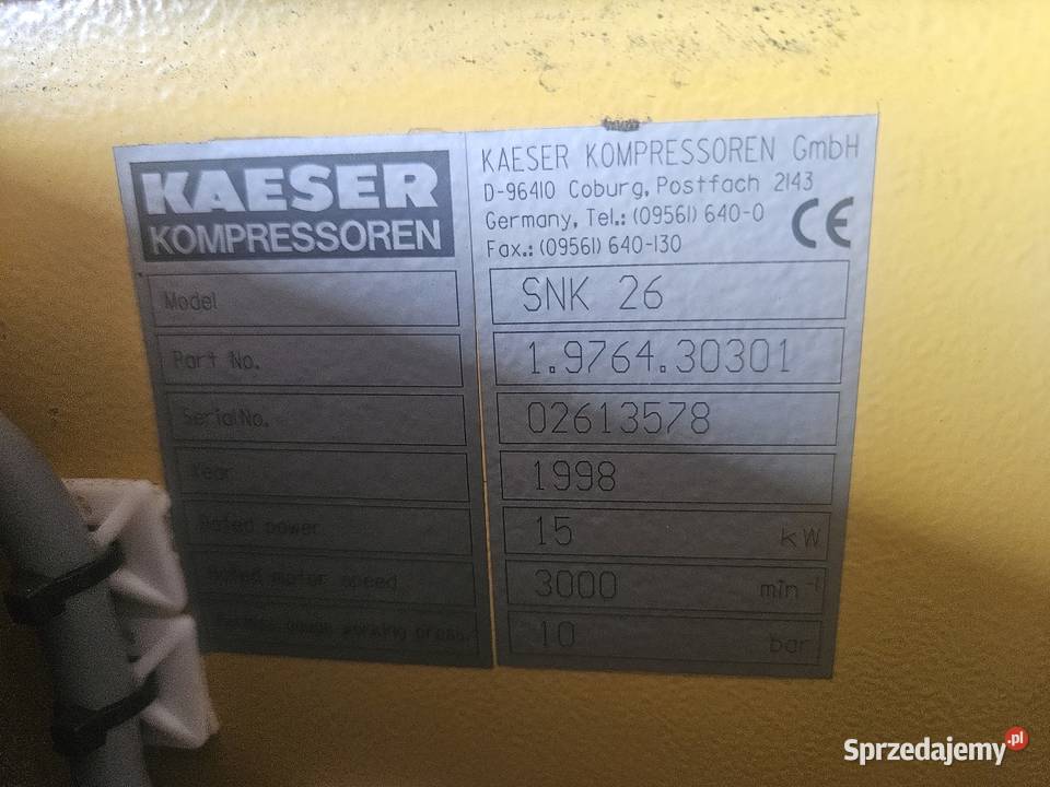 kompresor keaser z piaskarka Pozostałe Siewierz