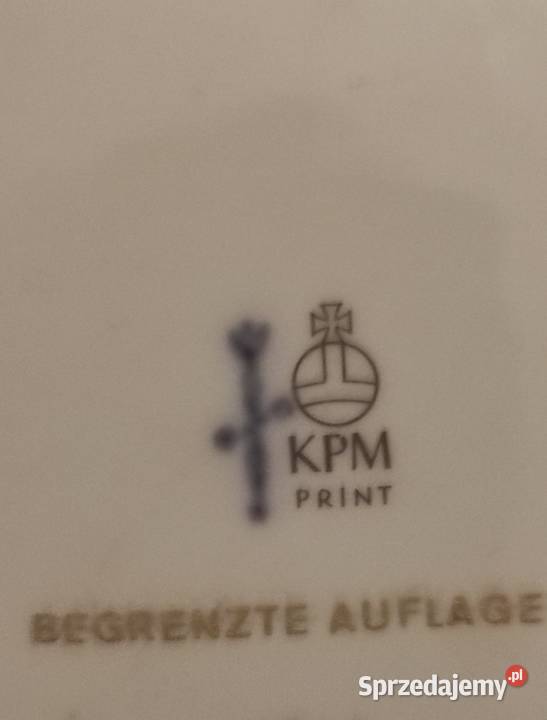 KPM Berlin talerz dekoracyjny Boże Narodzenie Pabianice
