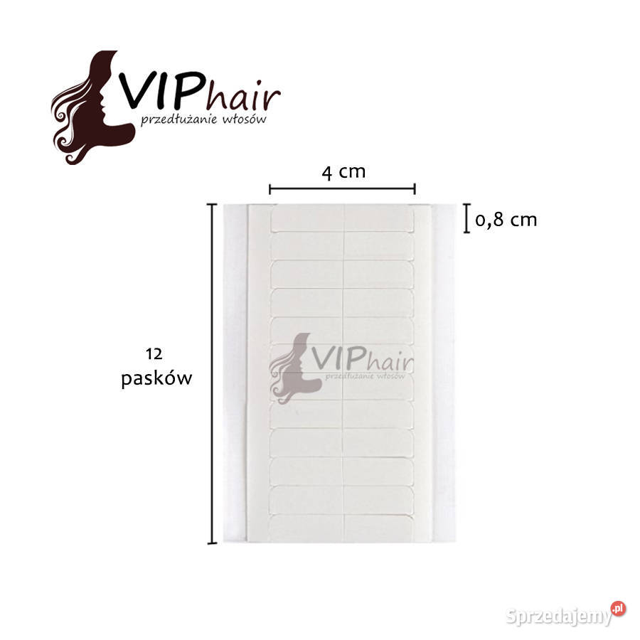 PASKI KLEJOWE DO PRZEDŁUŻANIA WŁOSÓW TAPE ON OFF Łowicz