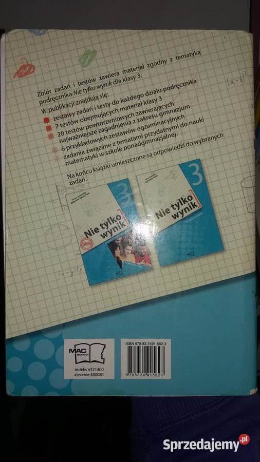 nie wynik matematyka podręczniki szkolne Antykwariat Warszawa