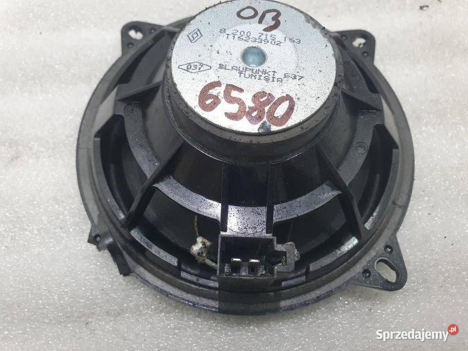 GŁOŚNIK DRZWI PRZÓD DACIA LOGAN 8200715163 Sprzęt audio fabryczny wielkopolskie