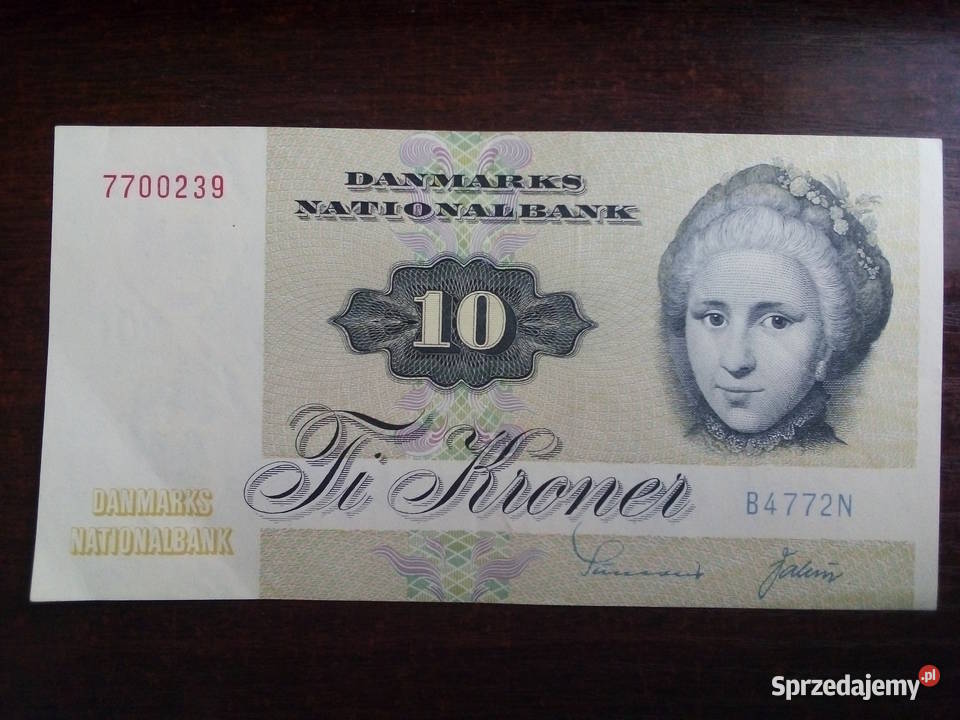 Banknot 10 koron Dania