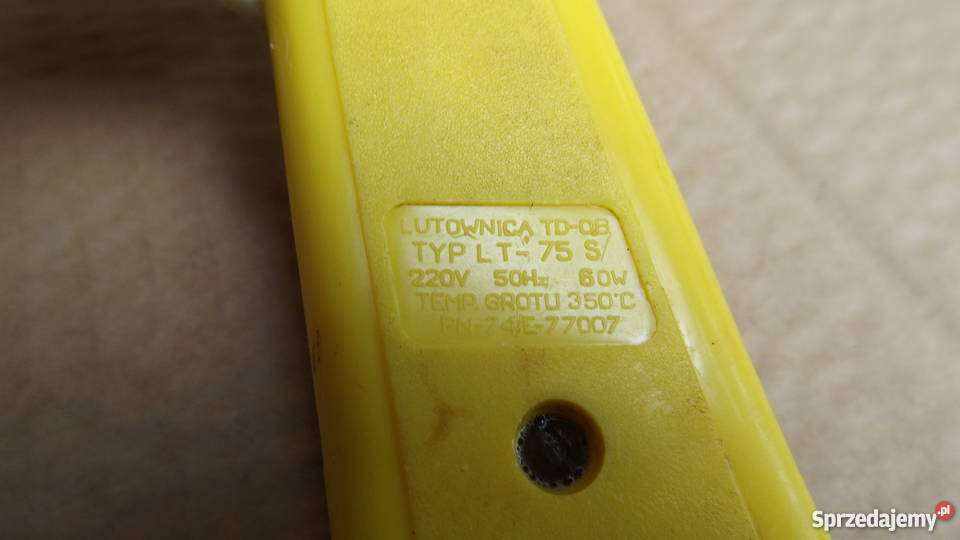 Lutownica transformatorowa LT75 S z PRLu Grodziczno