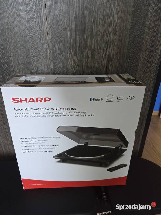 Gramofon SHARP RPTT100 Media Markt Gwarancja Zgierz