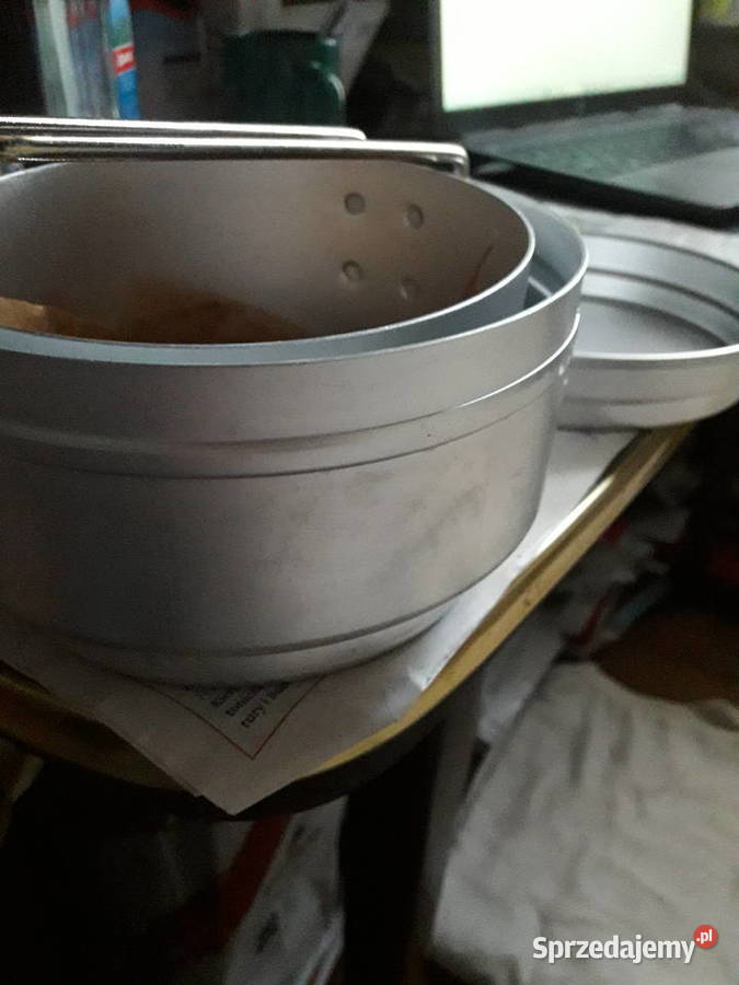 NOWE Oryginalne PRL niezbędnik Aluminium 2x