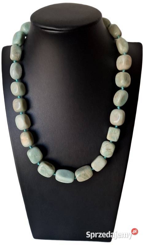 AMAZONIT NATURALNY NASZYJNIK KAMIENIE śląskie Częstochowa