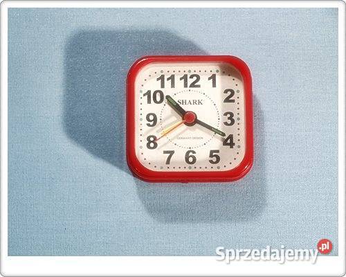 Budzik SHARK mały 63x63x30 na baterię 1xAA 15V Elektronika Chorzów sprzedam