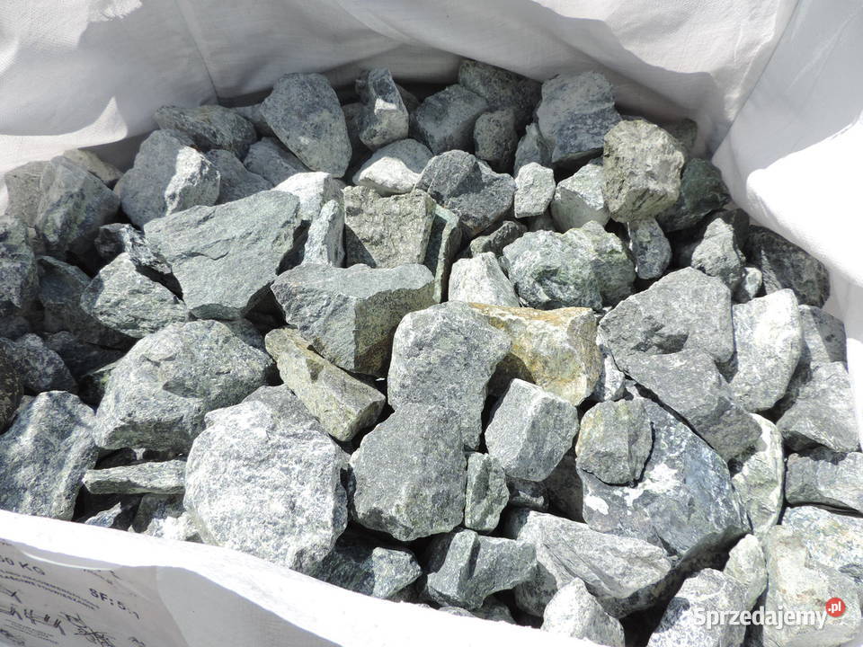 Kamień zielony 60120 mm do gabionu ogrodzenie Oświęcim