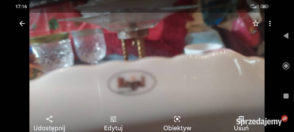 Stara patera Stok on trent porcelana Anglia biel Porcelana i szkło Wrocław