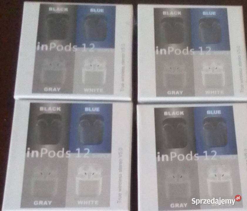 Nowe słuchawki InPods 12 4 sztuki Sobolew