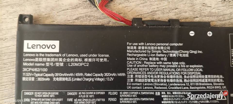Baterie do laptopów Dell Lenovo i Acer Inowrocław