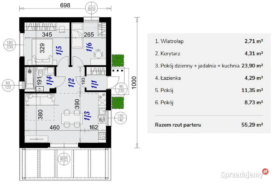 Nowy Dom w mieszkania 45 Warszawy Skorosze