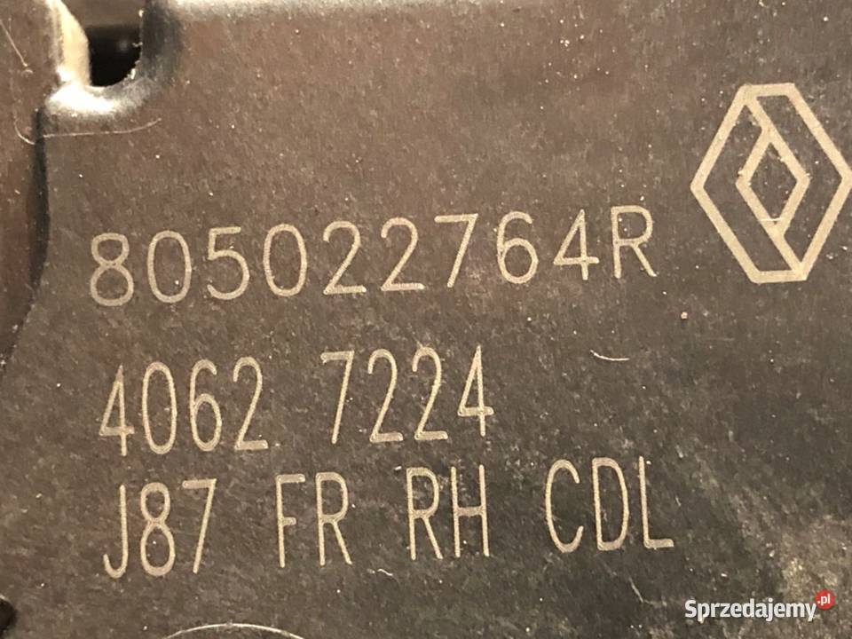 ZAMEK DRZWI PRAWY PRZÓD RENAULT CAPTUR I sprzedam