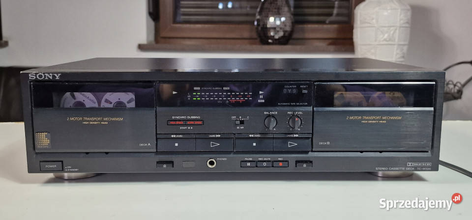 Magnetofon catette deck SONY TCW320 TC W 320 Magnetofony Międzychód