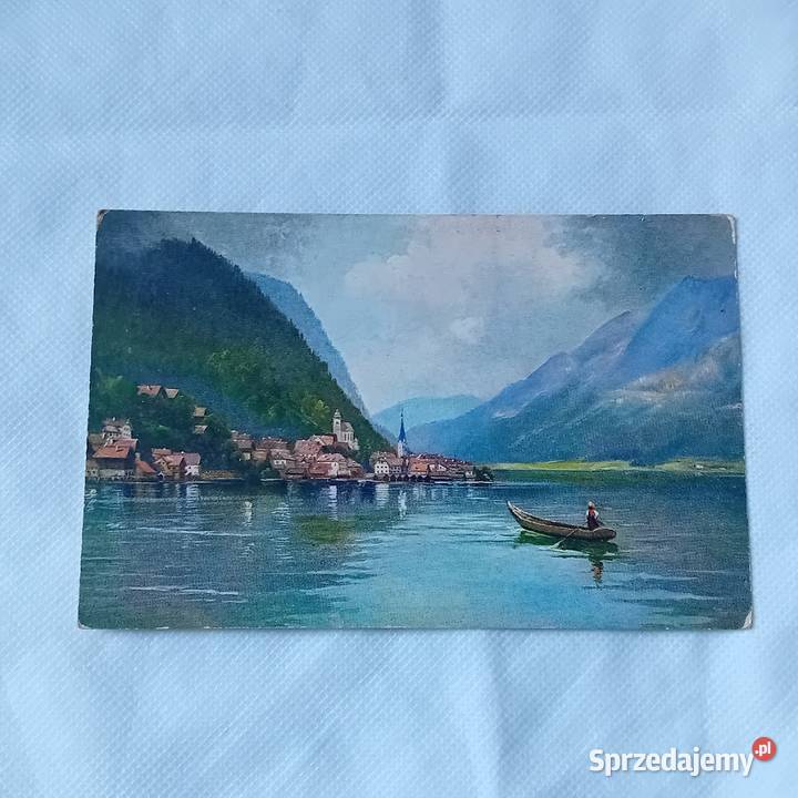 Pocztówka Hallstard am Hallensee Niemcy lata 20e Pocztówki i karty telefoniczne Koźminek