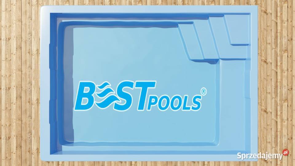 BLACK WEEK poliestrowy basen KRETA 4x25x14m z Kraków