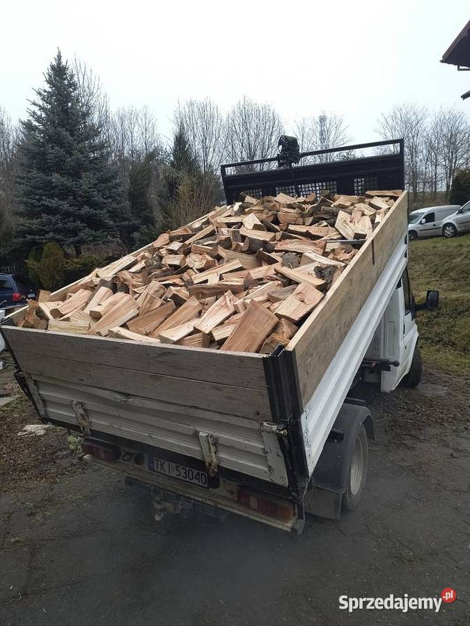 Sezonowane suche drewno opałowe kominkowe Skrzyszów sprzedam