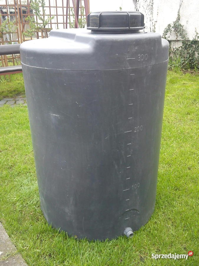 Beczka 300L masywna czysta 1 Do deszczówki zasto
