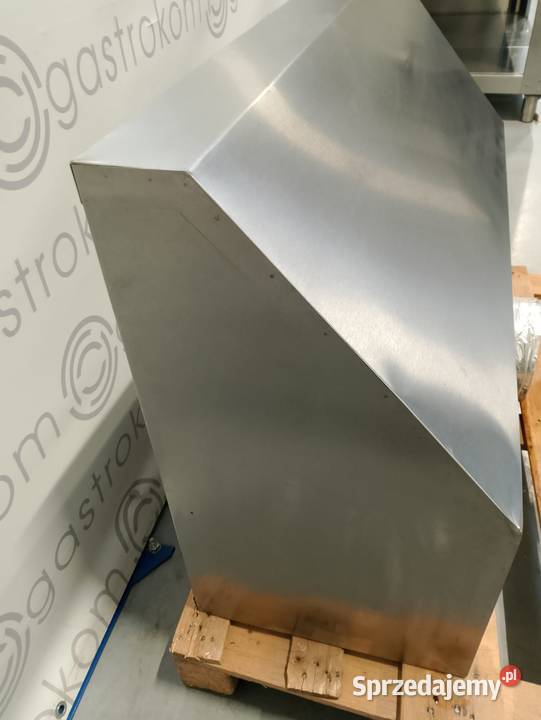 Okap przyścienny trapezowy 120x70x40 bez łapaczy