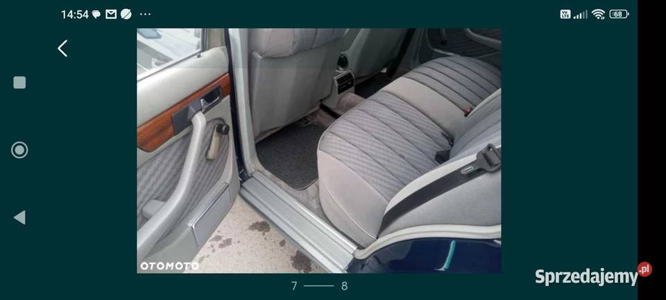 Mercedes Benz Klasa S zamiana przebieg 168000 Rok produkcji 1987 Psary