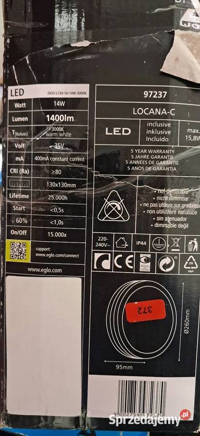 EGLO lED wifi Chomęcice sprzedam