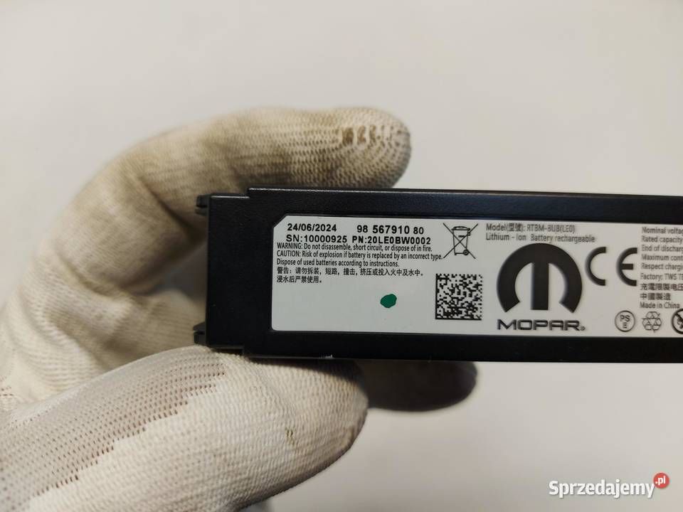 OPEL Grandland II 2024 Bateria dodatkowa 36V osobowe sprzedam