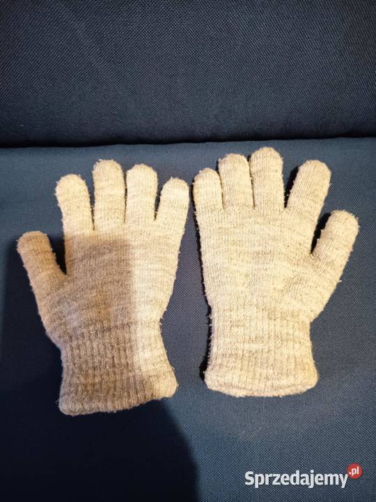Rękawiczki Dziecięce Szare Przejściowe Zimowe Suwałki