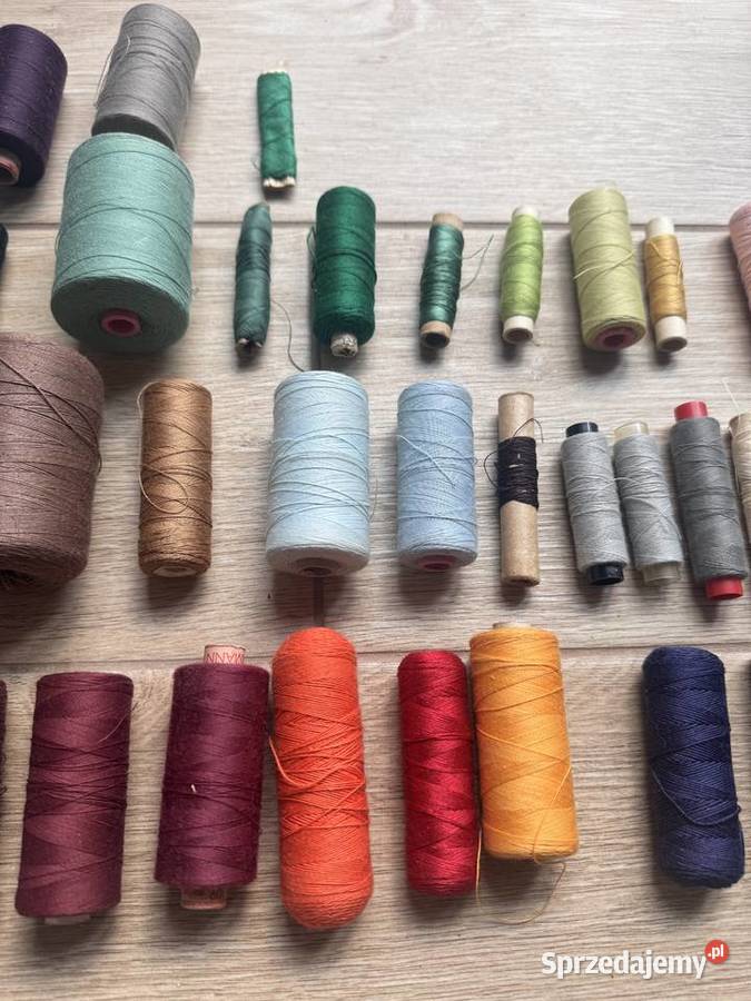 489 ZESTAW nici duży wybór dużo kolorów Łódź sprzedam