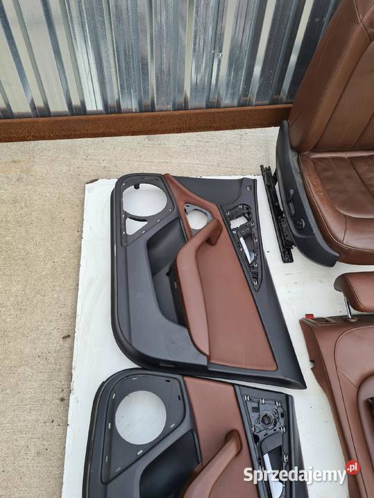 FOTEL FOTELE SKÓRA AUDI A6 C7 SEDAN KOMBI BRĄZ śląskie Przystajń