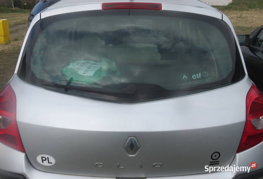 RENAULT CLIO III TED69 Klapa tył zderzak 5D Kaczyce