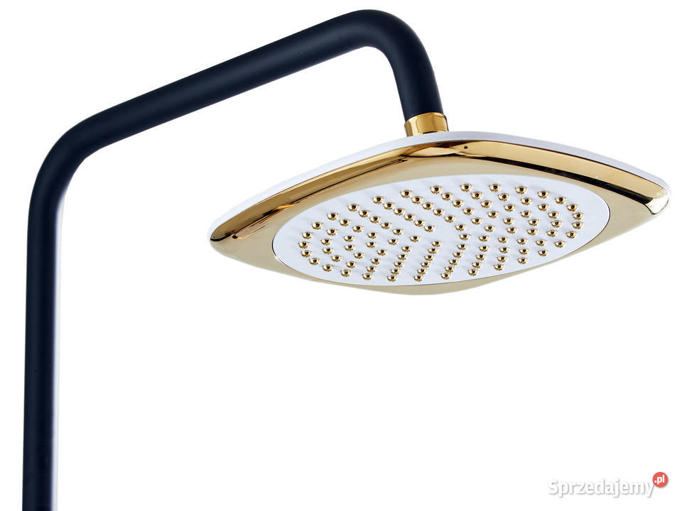 Deszczownica prysznic 15m wlewka bateria czarno Łódź