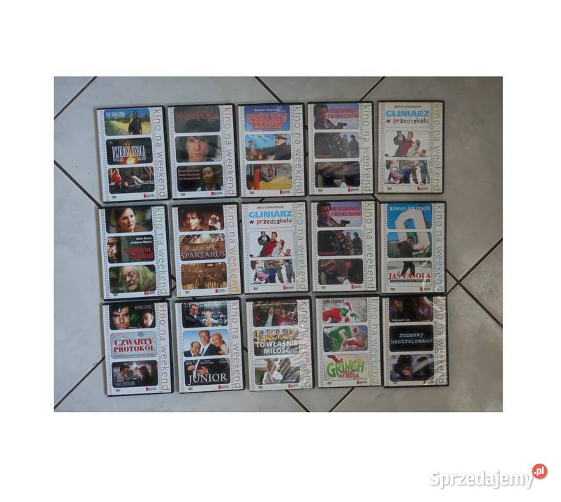 15 filmów z kolekcji Kino na weekend film dvd Kielce