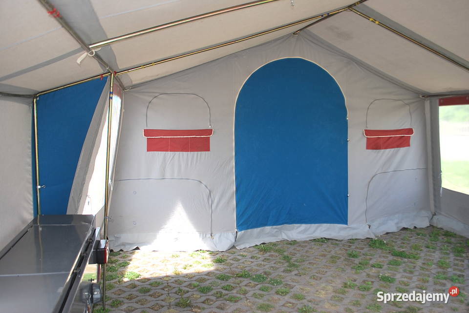 TRIGANO LEKKA PRZYCZEPA NAMIOTOWA 1995 R TANIO Kempingowe Grzebowilk
